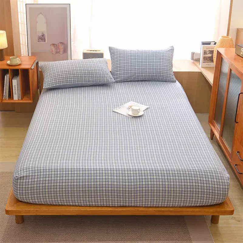 Washed Cotton Fitted Sheet