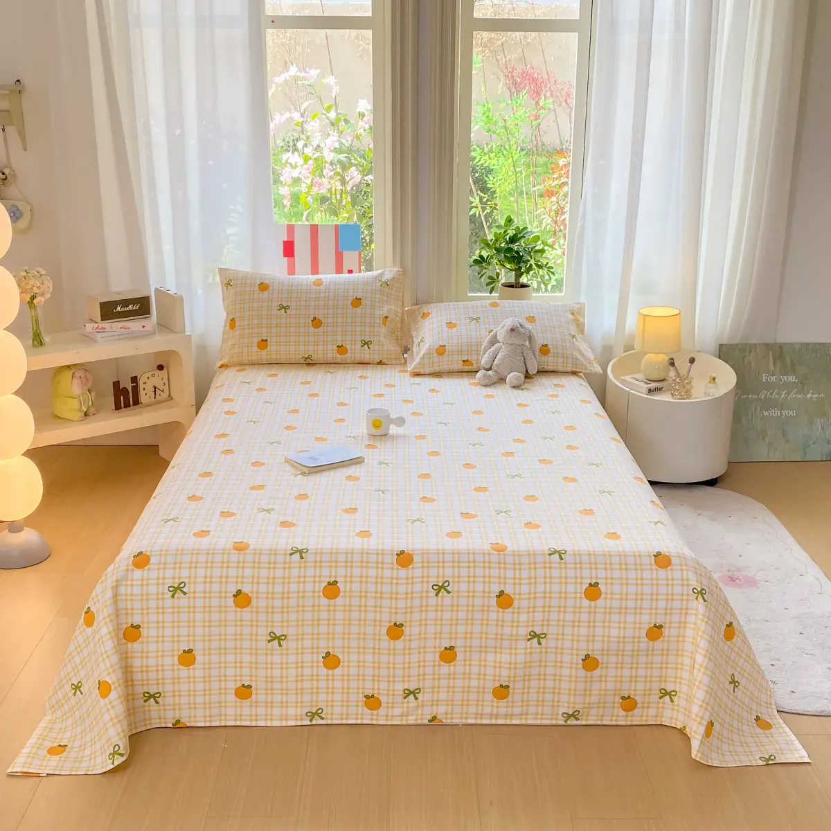 Parure 3 pièces en coton imprimé