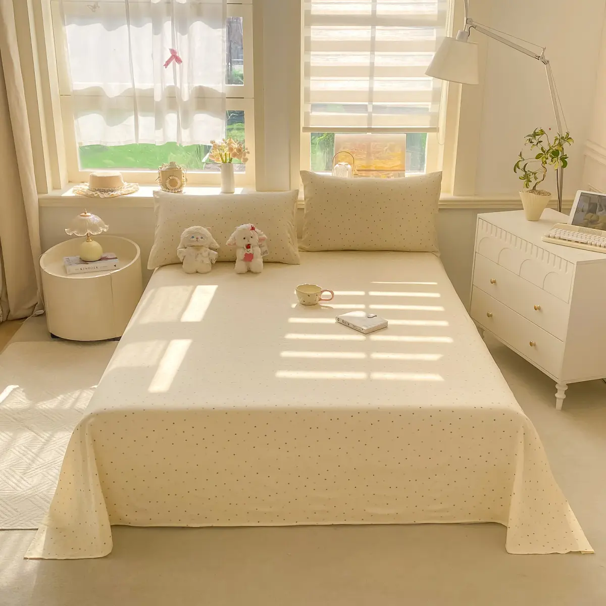 3-Piece Double-Gauze Bedding Set